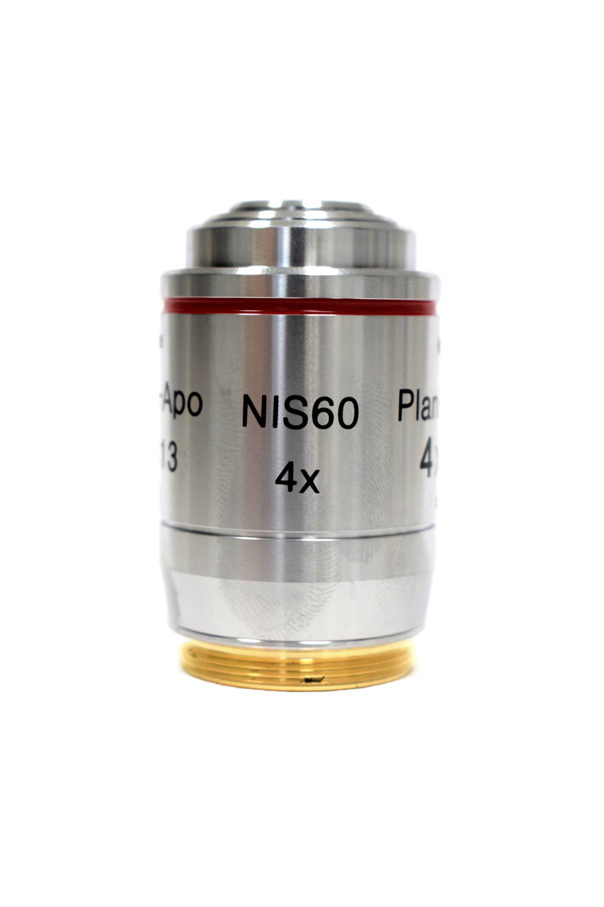 Объектив для микроскопа NIS60 PlanF S-Apo 4х/0.13  на беск/1.2