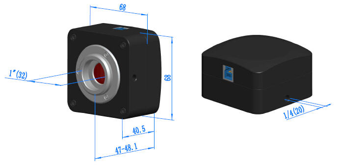 CCD камера C-mount USB3.0 серии U3CCD
