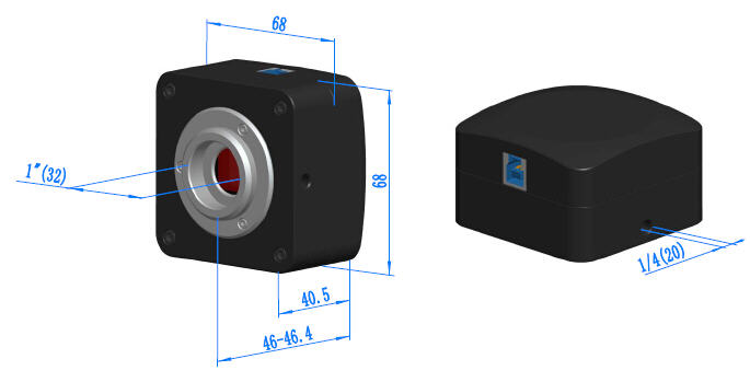 CMOS камера C-mount USB3.0 серии E3ISPM с аппаратным ISP и видеоконвейером