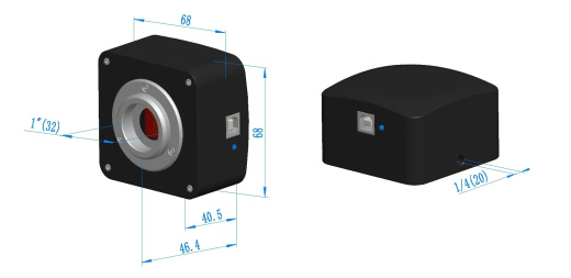 CMOS камера C-mount WiFi серии WCAM
